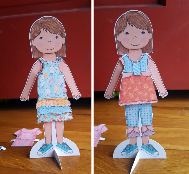 Isabella Paper Doll Set